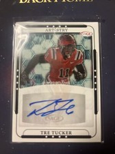 Sage Artistry 2023 Autograph Card - Tre Tucker RC