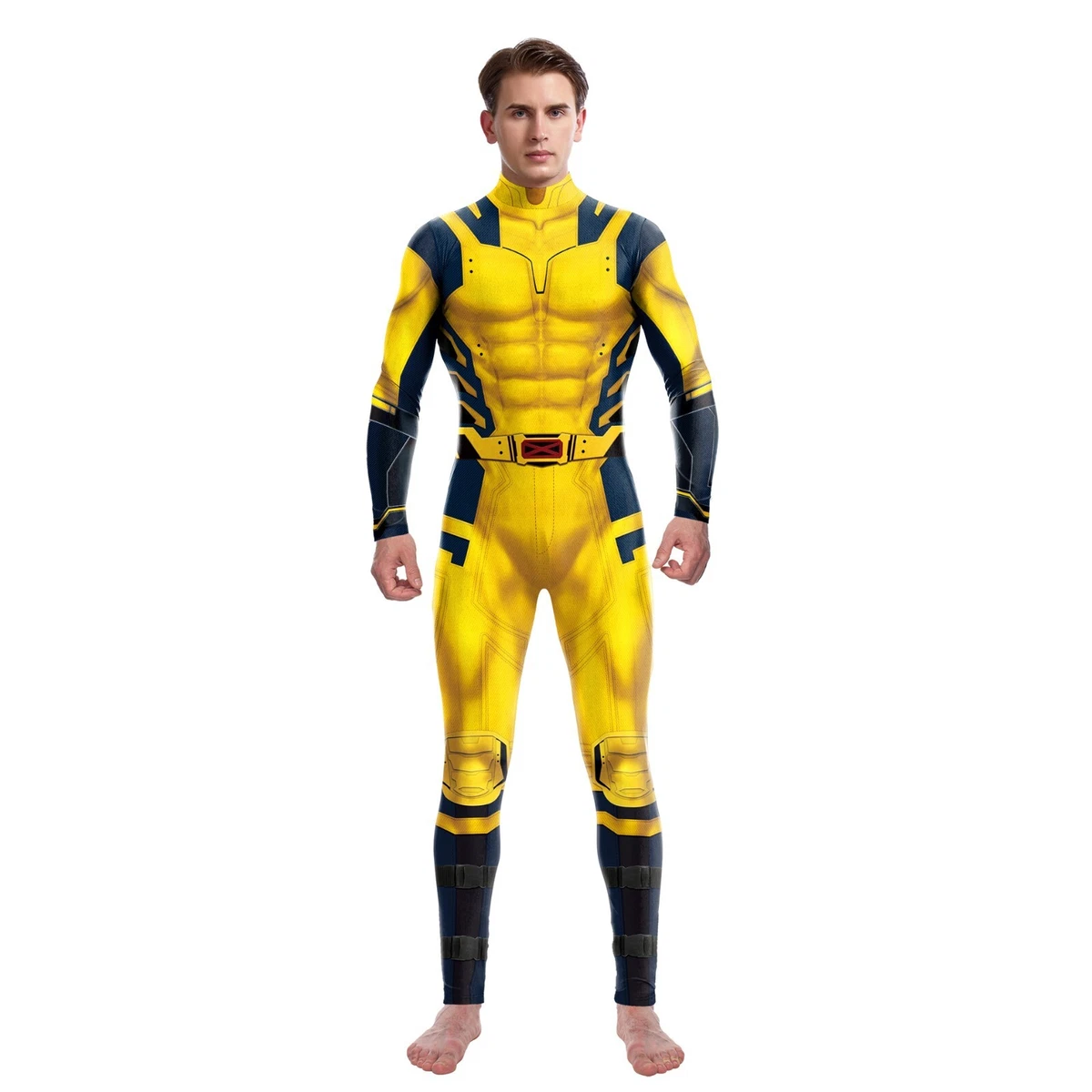 Bioworld Tazza Ufficiale X-Men Wolverine - Ceramica, 473 Ml, Colore Giallo, Design Costume Con Pettorina Scolpita E Logo
