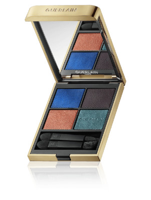 GUERLAIN Ombres G Lidschatten 4 Farben Palette NEU OVP 360 Mystic Peacock Samt