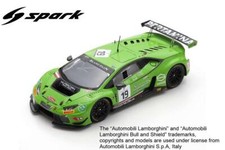 Vehicles 1/43 Scale Car Spark LAMBORGHINI HURACAN GT3 24H SPA 2016