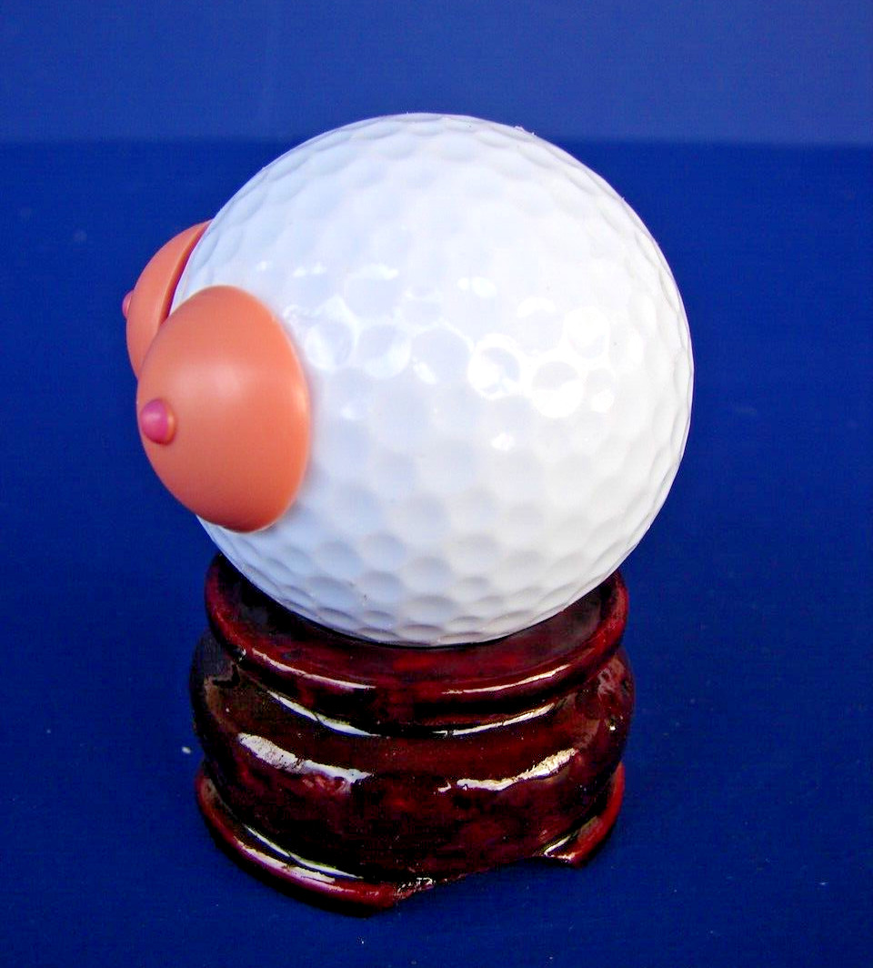 Golf Ball With Boobs Funny Adult Novelty Gag Gifts NIB Breasts Tits Novelty