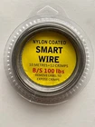 Nylon Coated Smart Wire with Crimps - Trace Wire 5 B/Strains Coarse, Sea Fishing