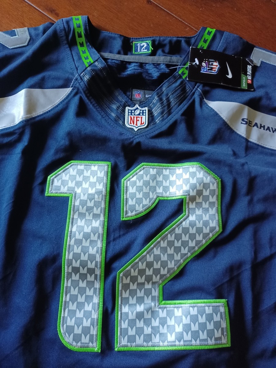 Ｍ＆Ｎ ＮＦＬ SEATTLE SEAHAWKS スタジアム ジャン5L Nfl Seattle Seahawks On Field Jersey Mens Unisex FAN Sewn