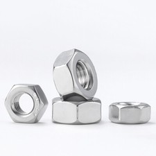 M3 M4 M5 M6 M8 M10 M12 M14 M16 Hex Full Nut Hexagon Nuts 201 Stainless Steel