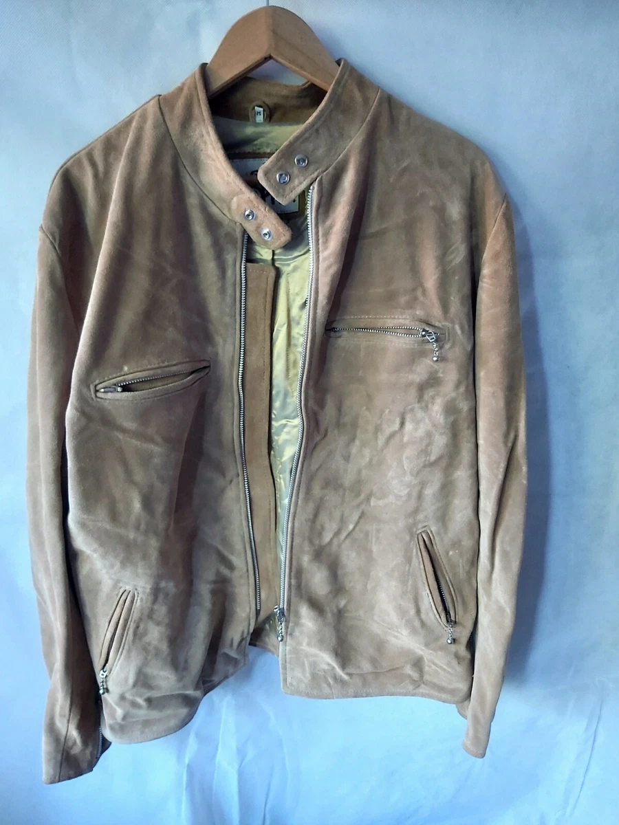 Beige suede jacket clearance mens