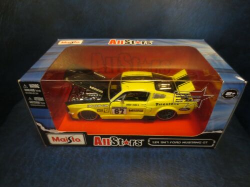 NEW 1:24 SCALE 1967 FORD MUSTANG GT 5.0 All Stars EDITION DIECAST MODEL CAR - Picture 1 of 1