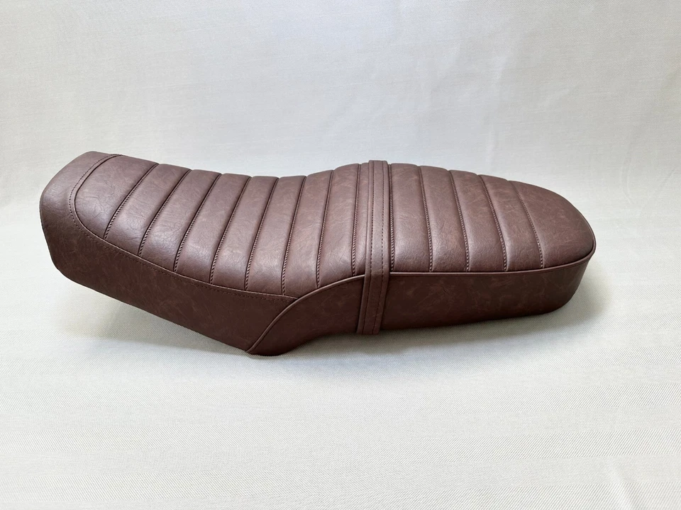 Asiento Honda CM400 1979-1981 A C E T perfil bajo café corredor motocicleta bandeja metálica. Foto 2 de 4