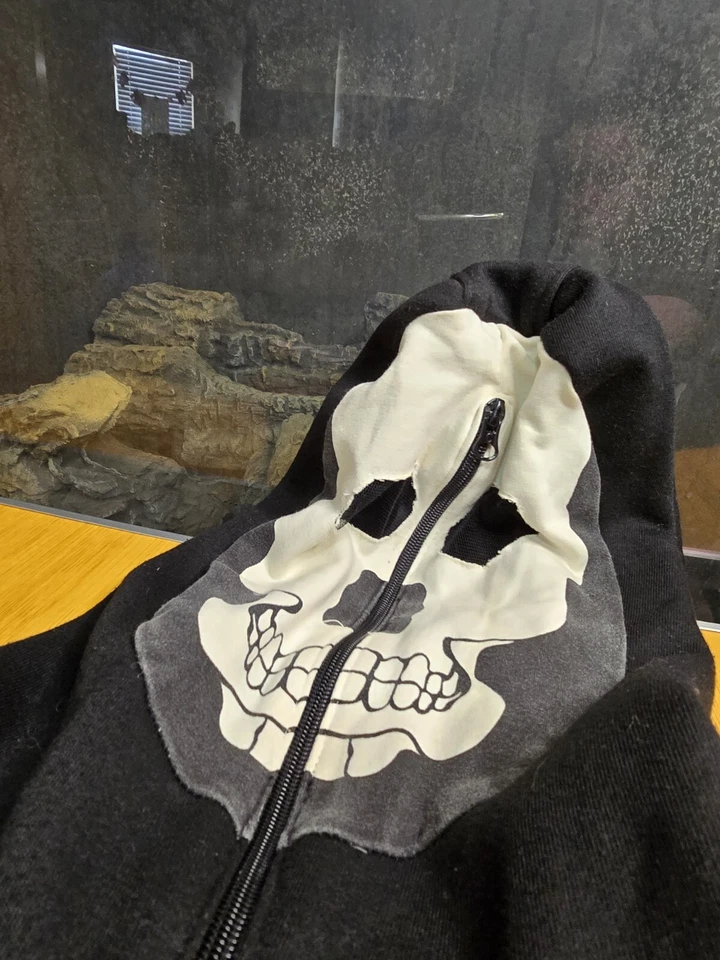 Disfraz de Halloween Charades Adulto Mujer Esqueleto Sudadera con Capucha con Calavera Máscara Facial XL Foto 4 de 4