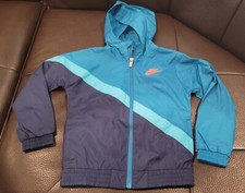 NIKE BOYS JACKET WOVEN HOODED WINDBREAKER SIZE 4