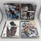 Sony PlayStation 3 Game lot Of 4- Uncharted, Soul Calibur, Tomb Raider, Prototyp
