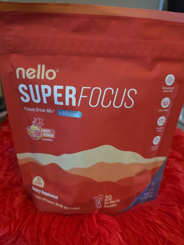 Nello Superfocus–Nootropic Focus Drink Mix for Productivity,L-Theanine