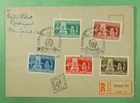 DR WHO 1949 HUNGARY FDC BRIDGE COMBO R50546