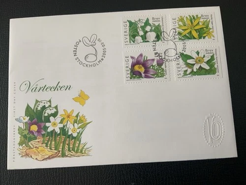 Sweden 2005 #2508 Spring Flowers - FDC