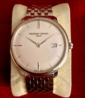 FREDERIQUE CONSTANT SLIM LINE 306S4S6B3 FC-306S4S6B3, original box and papers.