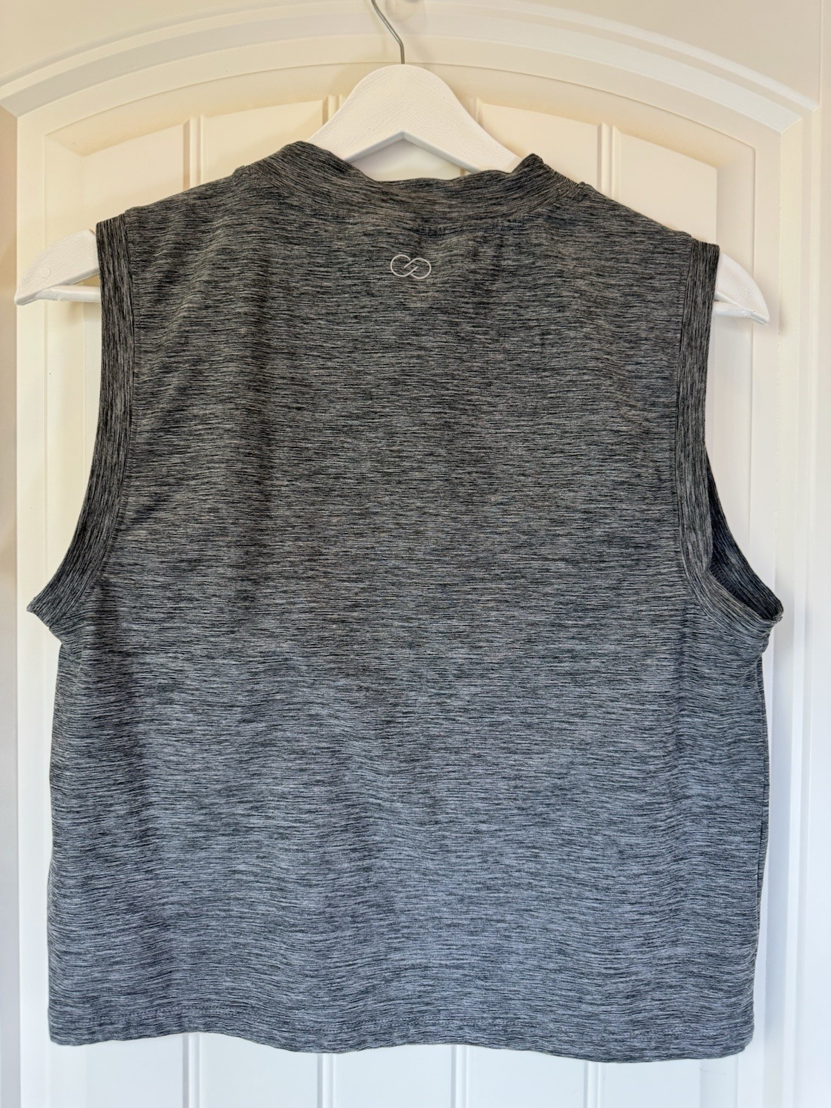 Calia by Carrie Underwood Grey Lustralux MockNeck Tank - Women’s Size S