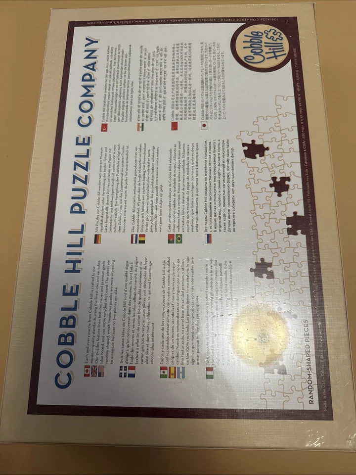 Rompecabezas Cobble Hill 2000 piezas - Vacaciones venecianas nuevo sellado Foto 2 de 2