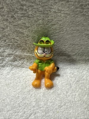 VINTAGE United Feat Garfield 2'' Teddy Roosevelt PVC 1978 1981 Collectible Figure