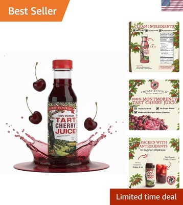 Montmorency Tart Cherry Juice 12 oz - Natural Recovery Drink for Active Living