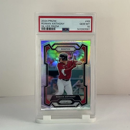 2024 Panini Prizm- Prospects- Roman Anthony, Silver Prizm, PSA 10!