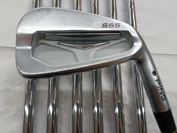 Ping S55 Iron Set 4-9,Pw 7pc Flex Stiff N.S.PRO MODUS3 TOUR 105 Steel - Image 2 of 4