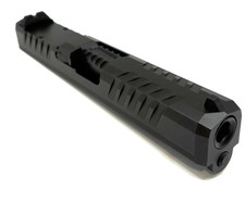 HTA Glock 19 Gen 1-3 Black Predator Complete Slide RMR Cut Black Fluted Barrel