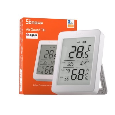 SONOFF Zigbee TH 3.6'' LCD Smart Temperatur Luftfeuchtigkeit Sensor SNZB-02DR2