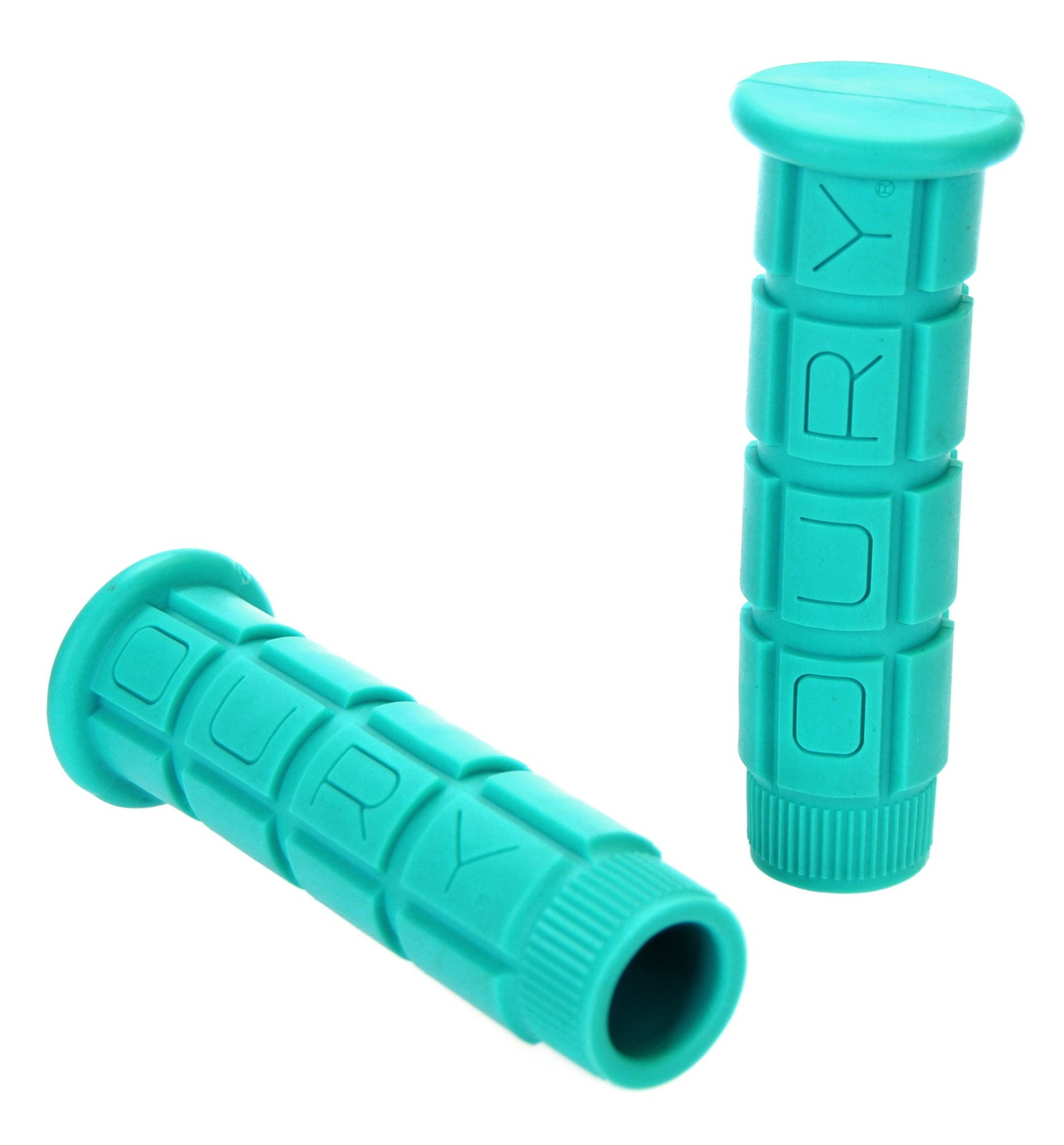 Oury Classic MTB mountain bicycle flangeless grips - TEAL AQUA
