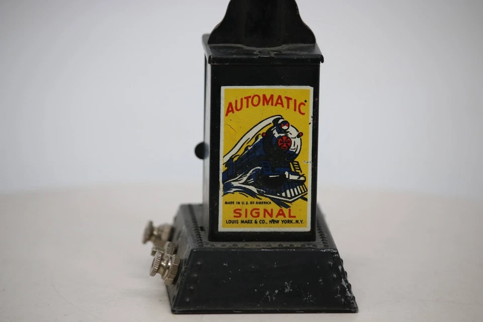 Vintage Marx O Scale Automatic Block Signal Red/Green Lights Tested Works - Image 2 of 4