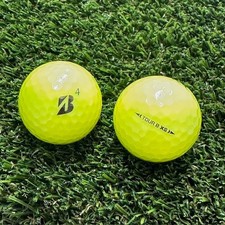 36 Bridgestone TOUR B X, B XS, B RX, B RXS Yellow Used Golf Balls 4A AAAA