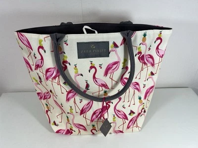 Sara Miller Pink Flamingos Waitrose Shopping Tote Bag Summer 2025 New with Tags