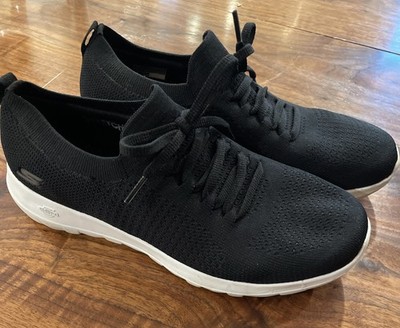 Sketchers Black Gen 5 Stretch Fit Womens Sz 10 Walking Shoes Sneakers Slip On