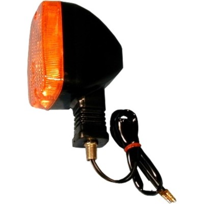 JMP Kunststoff Blinker schwarz für Fahrzeuge mit Prüfzeichen vorne links RG DR G