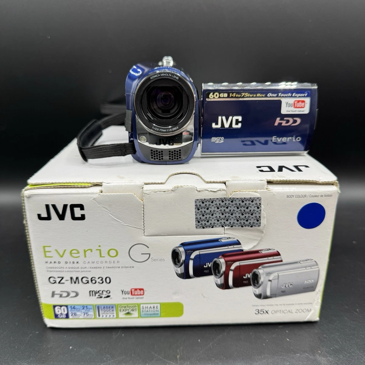 JVC Everio 2.5-2.9 in Screen Camcorders for sale | eBay