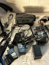 Vintage Sony Video8/Hi8 Handycam Camcorder Kit- Untested