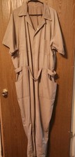 VTG Big Mac JC Penney Coverall Gray Jumpsuit Belted Size 48 Long GUC