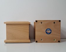 Urn Solid Maple Wood Box One Pet Ashes Momentos Montana USA 3.5x4.25x3.75"