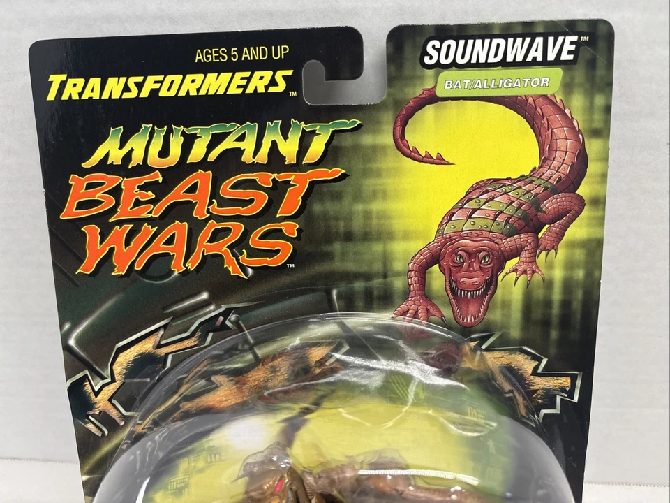 Transformers - Mutant Beast Wars - Deluxe Class - SOUNDWAVE - NIB - 2000 Hasbro - Image 3 of 4