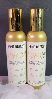 Gardenia + Peony Scented Room Spray (Set of 2) 6oz Free Shopping Home Fragrance
