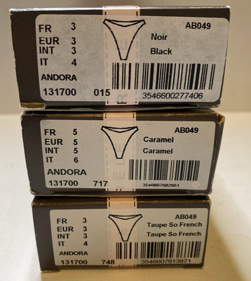 Simone Perele Women's Andora Black Thong assorted sizes  New in box