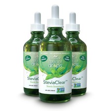 Pure Stevia Liquid Drops - Zero Calorie Sweetener, Keto Friendly, Non-GMO, 4 Fl