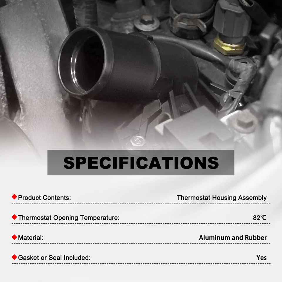 Carcasa termostato para Kia Sportage 2011 2012 2013 2,0 L 25600-2G545 EE. UU. Foto 2 de 4