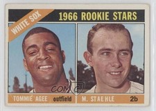 1966 Topps 1966 Rookie Stars Tommie Agee Marv Staehle #164 0b0
