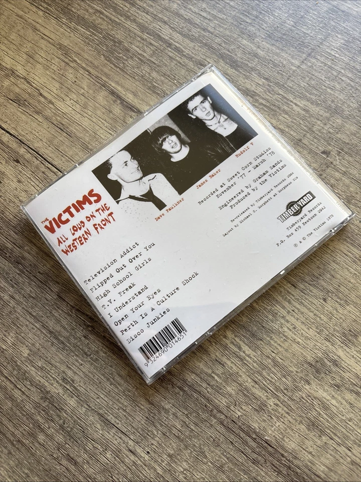 THE VICTIMS – All Loud On The Western Front RE CD (Timberyard 2004) Hoodoo Gurus - Image 3 of 3
