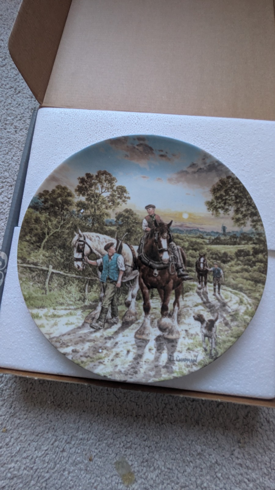 Wedgwood Life on the Farm 'Morning in the Farmyard' LTD Edition Decorative Plate
