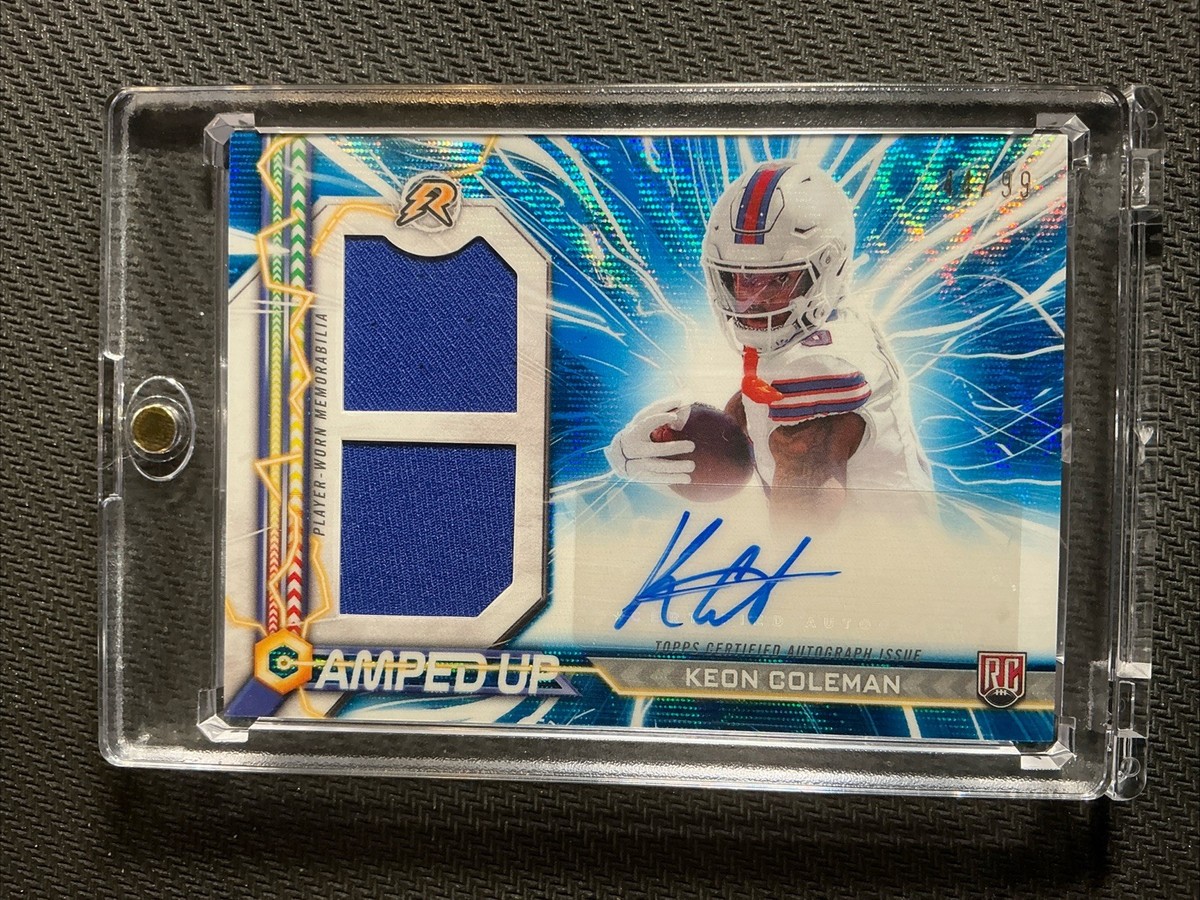 Coleman - ころな 2025 Topps Resurgence Football Keon Coleman Rookie Patch