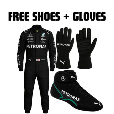 F1 Petronas Go Kart Racing Suit 2026 | Level 2 | Free Balaclava | Elite