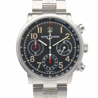 Ulysse Nardin Marine chronograph Watches 363-22 Stainless Steel used