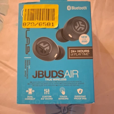 JLab JBuds Air True Wireless In-Ear Headphones - Black - Image 1 of 4