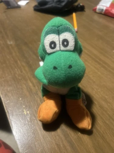 Yoshi Plush Nintendo BD&A Beanie Vintage 1997 Super Mario 64