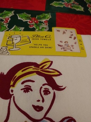 Blue Q Retro My Safe Word is Takeout Kitchen Dish Towel Funny Cute NEW Hostess